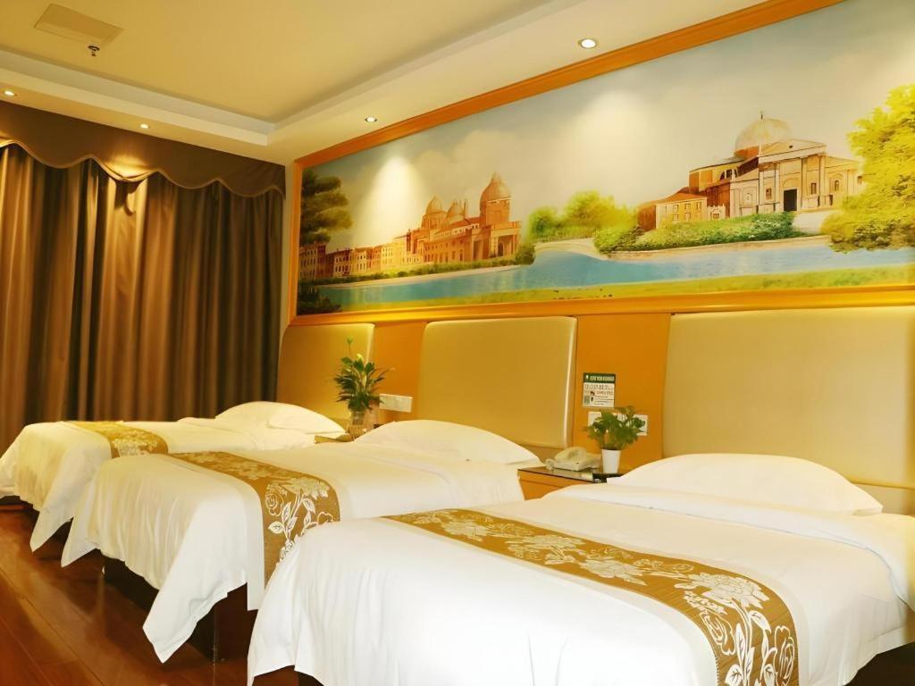 Greentree Inn Guangzhou Panyu Chimelong Happy World Business Hotel Dış mekan fotoğraf
