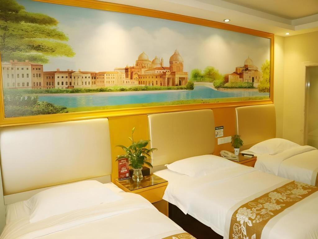 Greentree Inn Guangzhou Panyu Chimelong Happy World Business Hotel Dış mekan fotoğraf