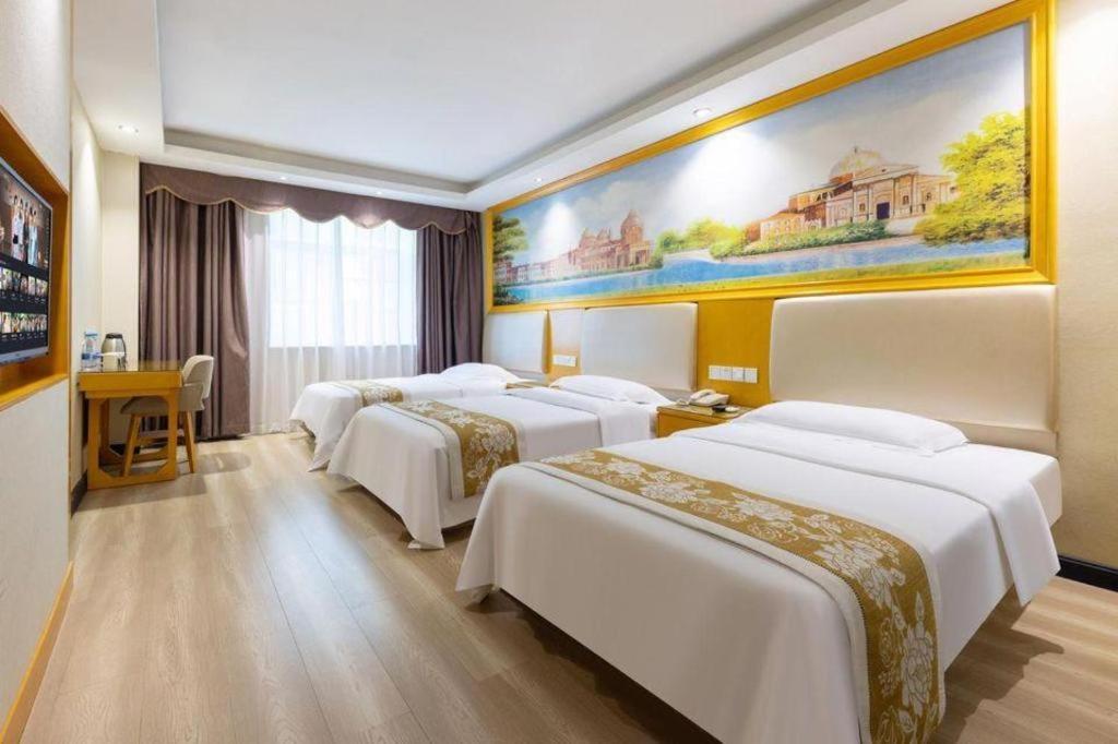Greentree Inn Guangzhou Panyu Chimelong Happy World Business Hotel Dış mekan fotoğraf